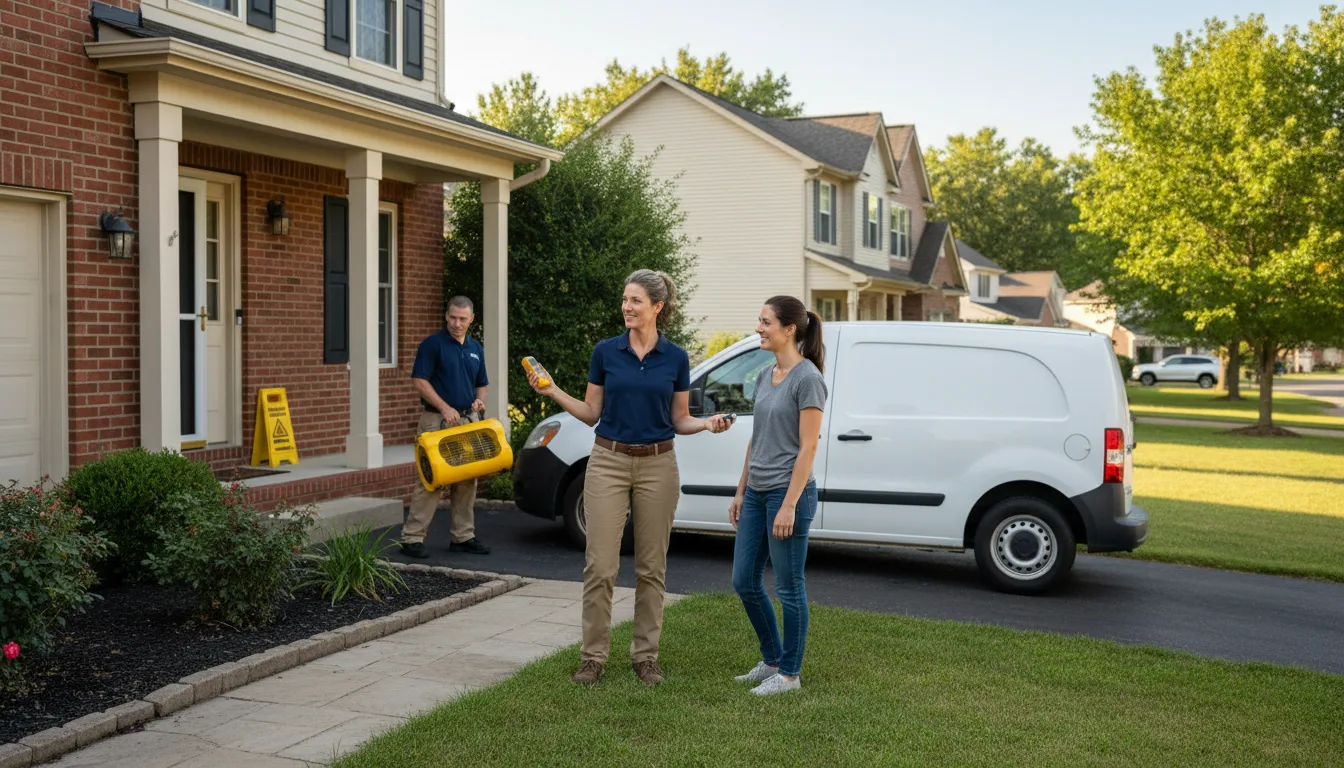 Water restoration image for Water Damage & Restoration Services in New Market, VA